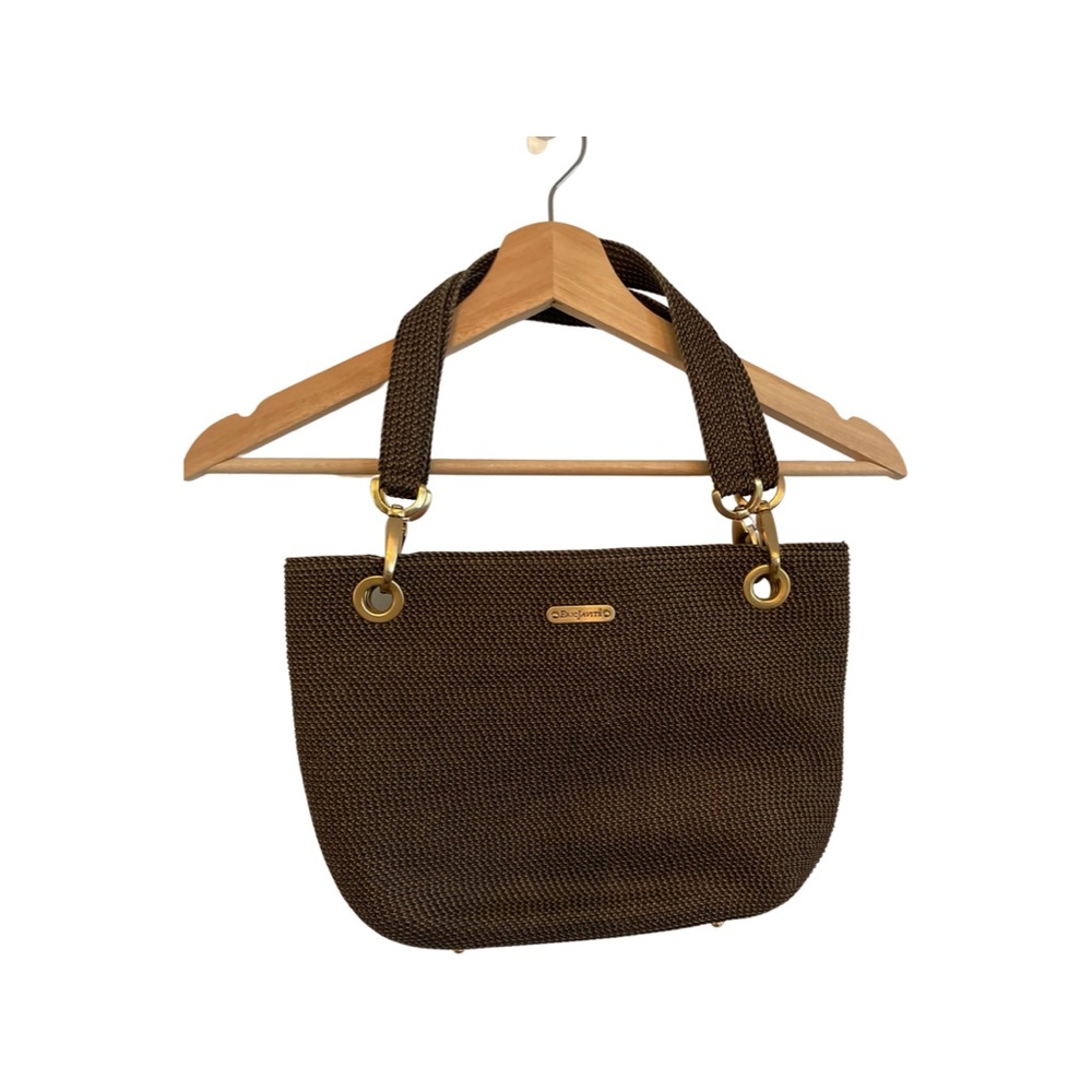 Eric Javits Black and Gold Woven tote bag extremely nice and ready for summer